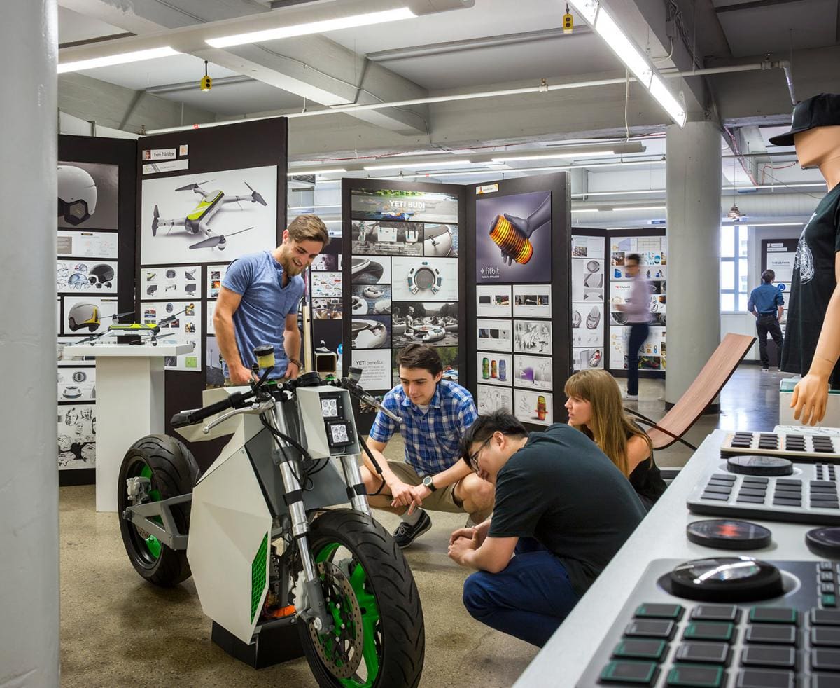 Jennifer and David T. Fischer Studio in the Keith E. Crain Transportation Design Center