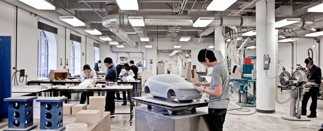 Vicki and Tom Celani Rapid Prototyping Studio in the Keith E. Crain Transportation Design Center