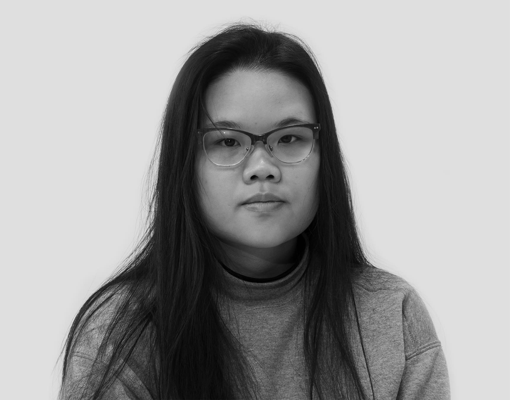 Black and white headshot of student Shiqi Huang
