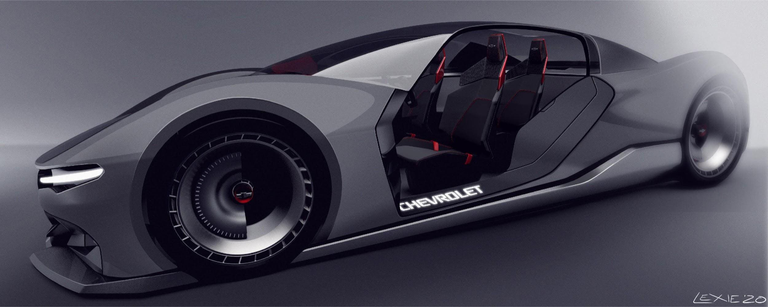 Chevrolet Vehicle Sketch done by designer