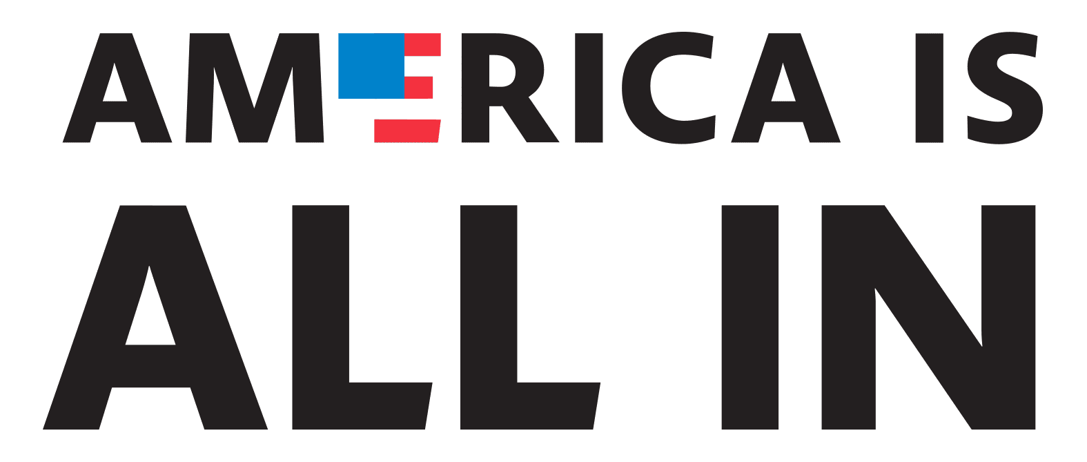 america is all in The America is all in Logo