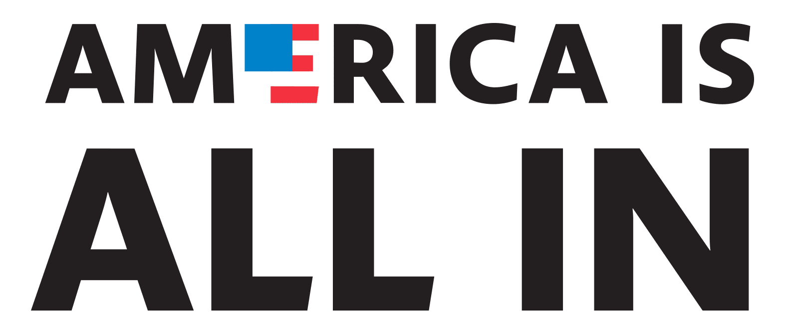 The America is all in Logo