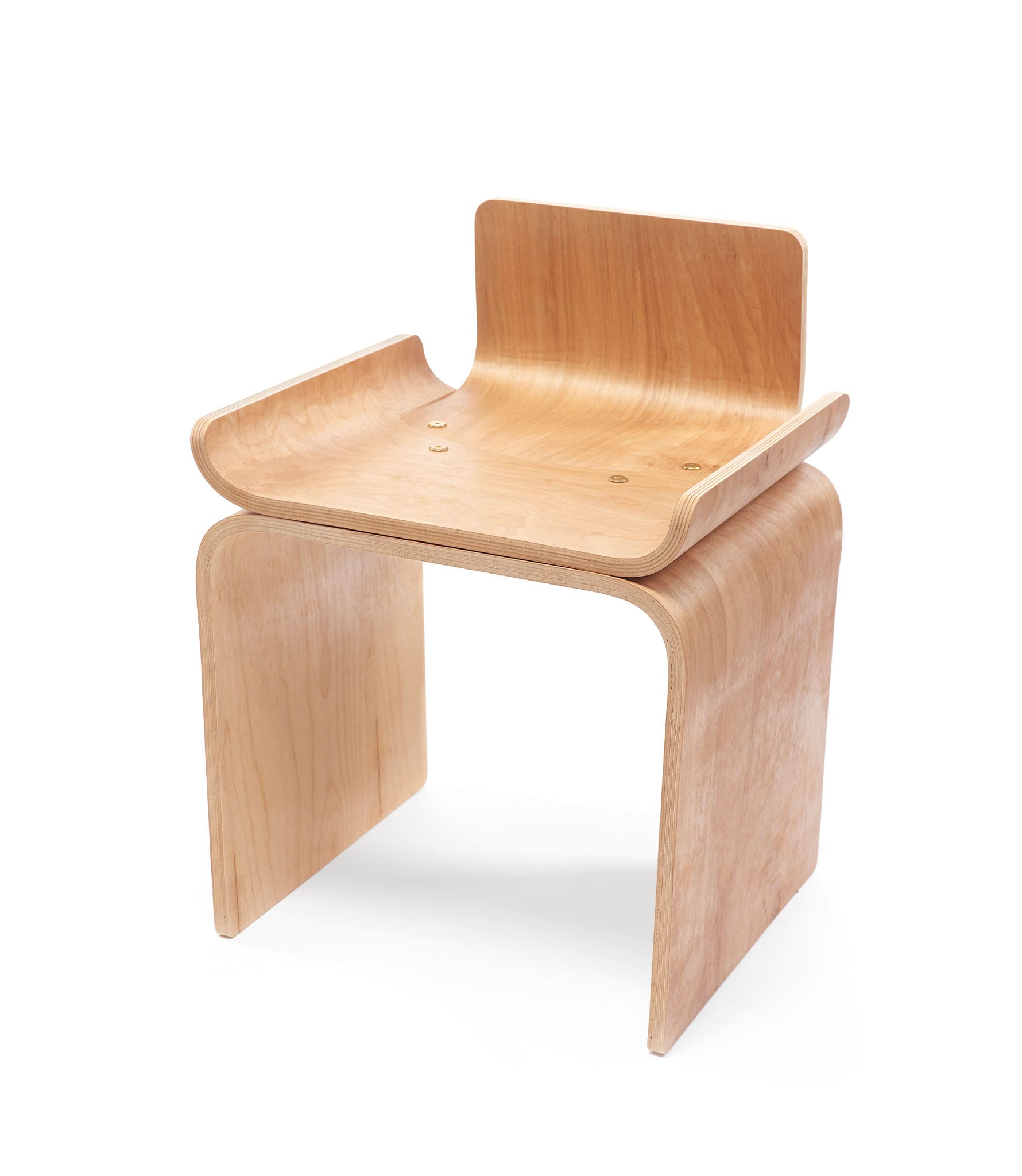 a designer wooden chair