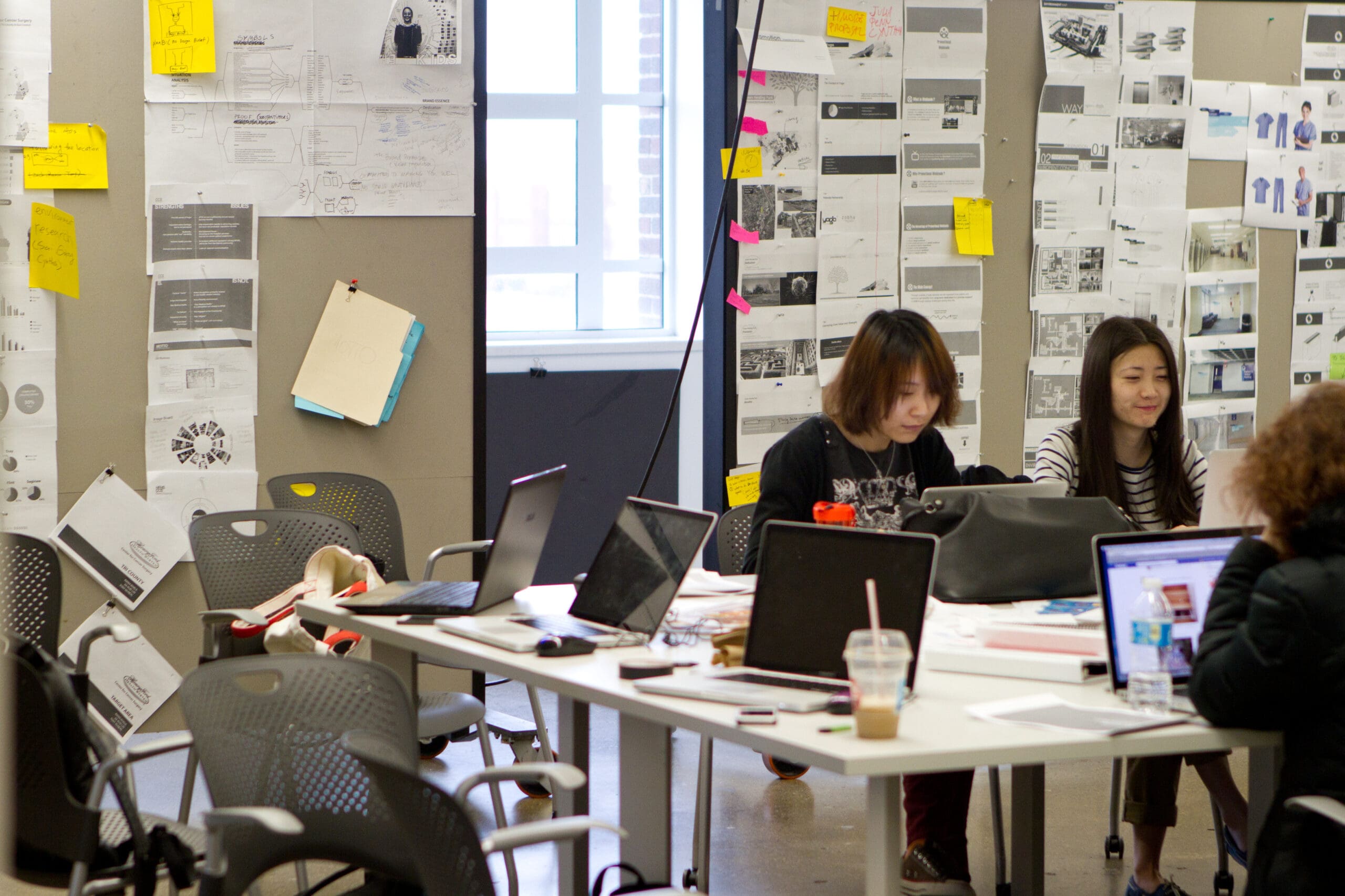 UX Students working