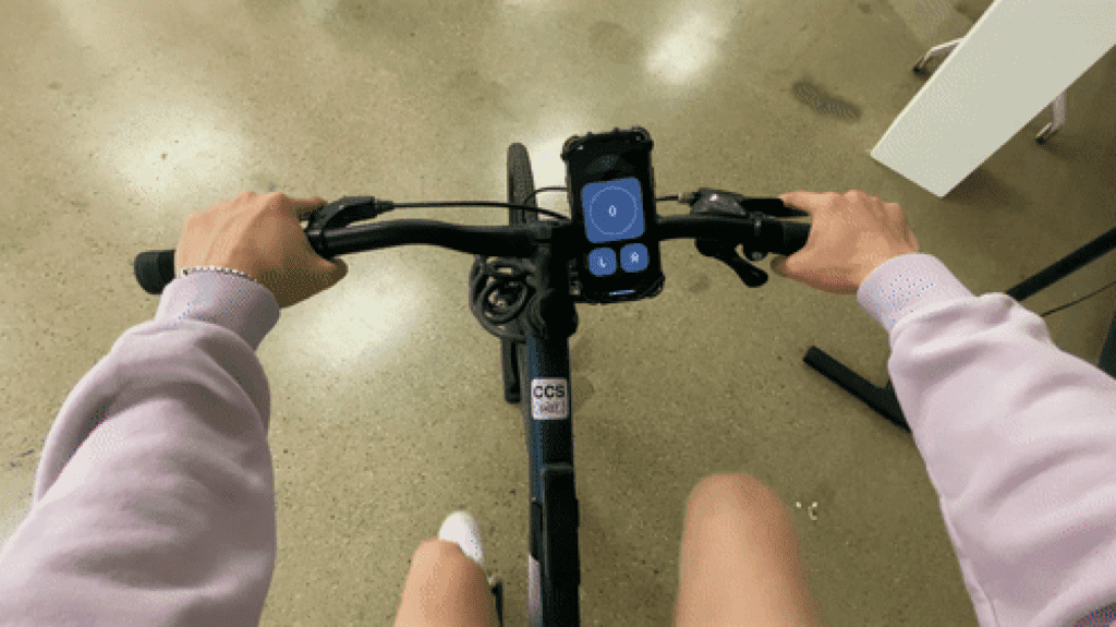showing ride right being used