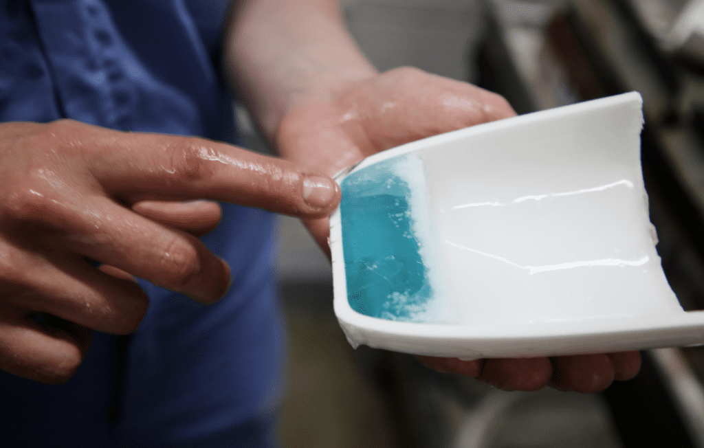 Creating glass from Zebra Mussels