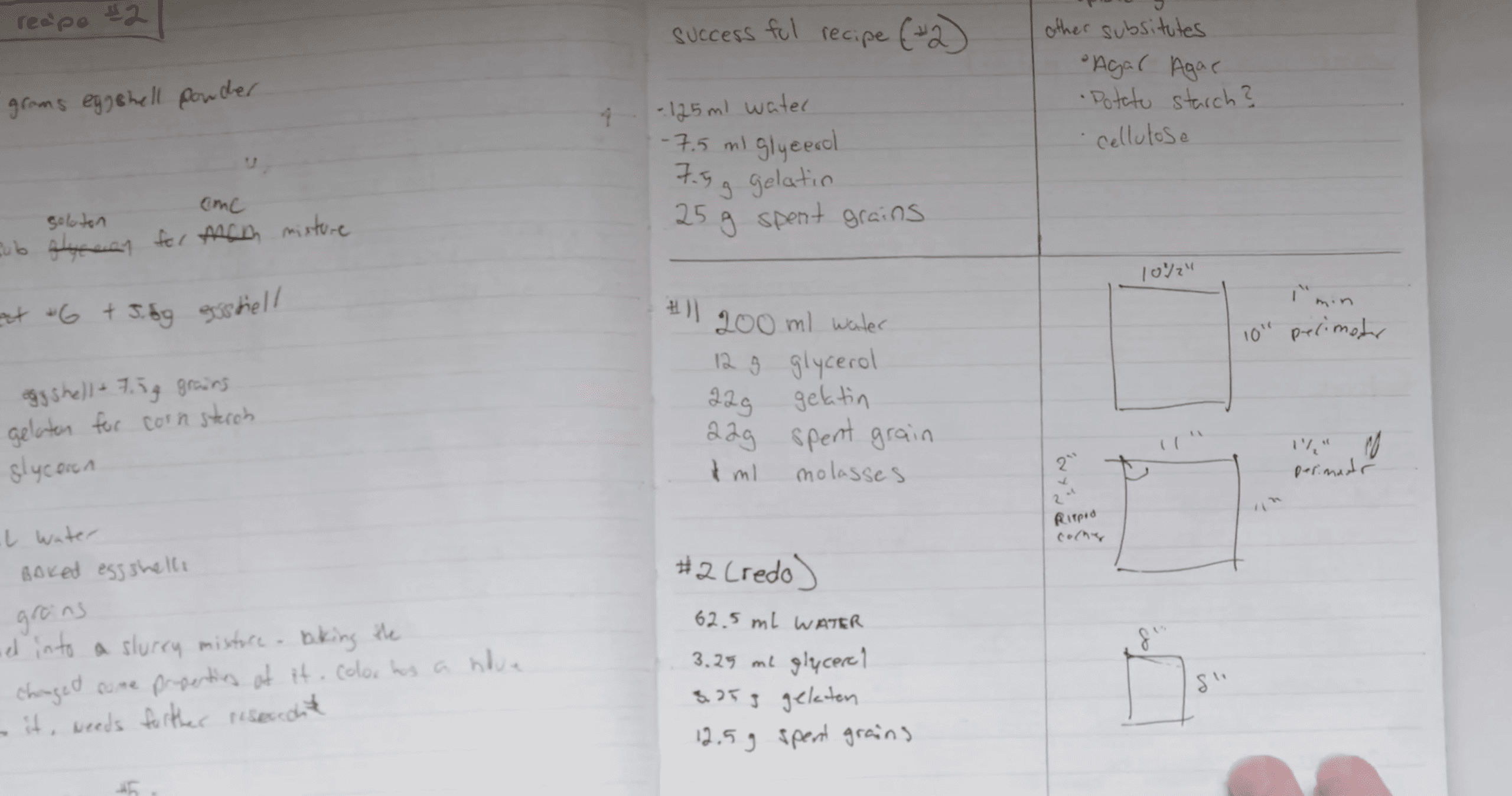 Notes on material levels