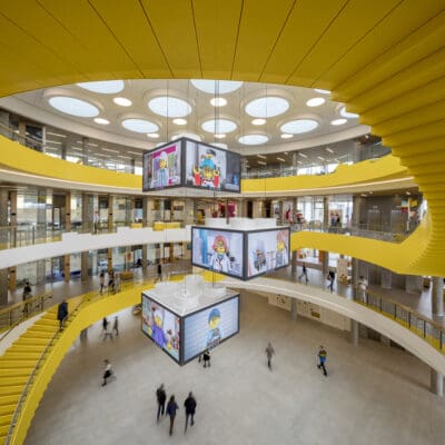 Inside of lego headquarters