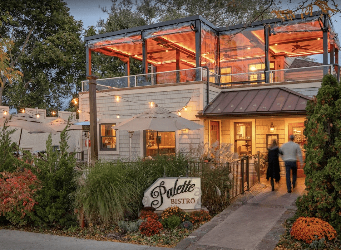 Palette Bistro exterior.