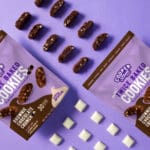 Product shot of Twice Baked Brownie Chocolate Crunch cookies.