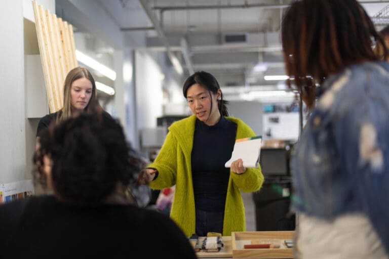 Karlee Szczesniak ('25, ID) and Vivyan Zhang ('24, MA CMD).