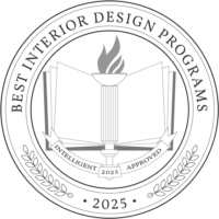Intelligent.com badge ranking CCS as one of the Best Interior Design Programs in 2025