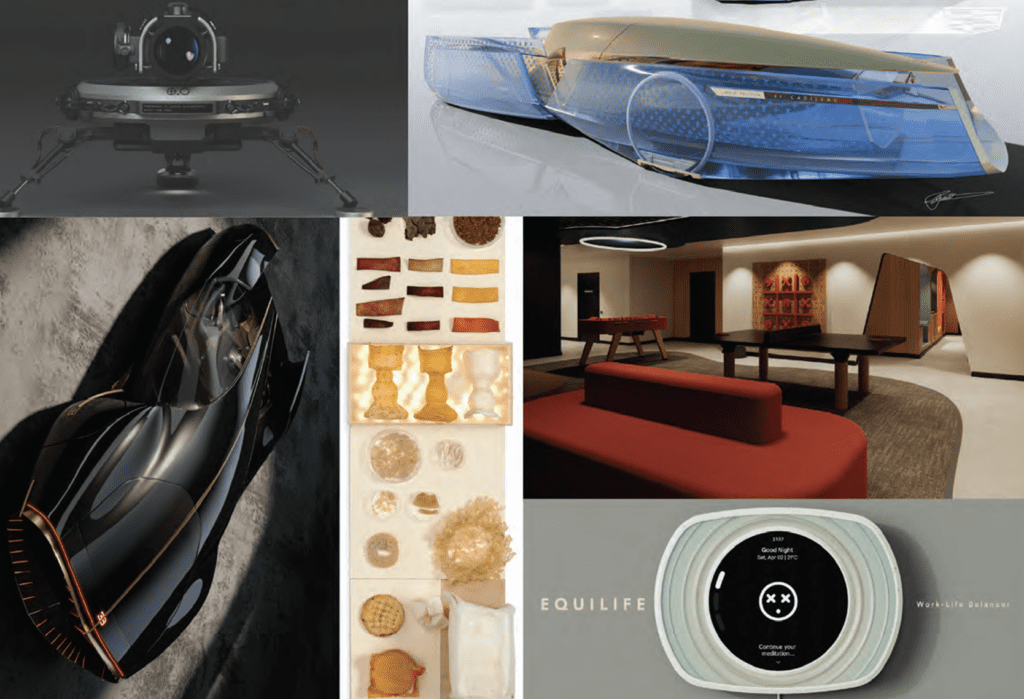Various student works.