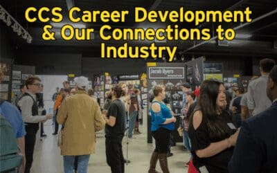 How does CCS help students build professional networks before graduation?