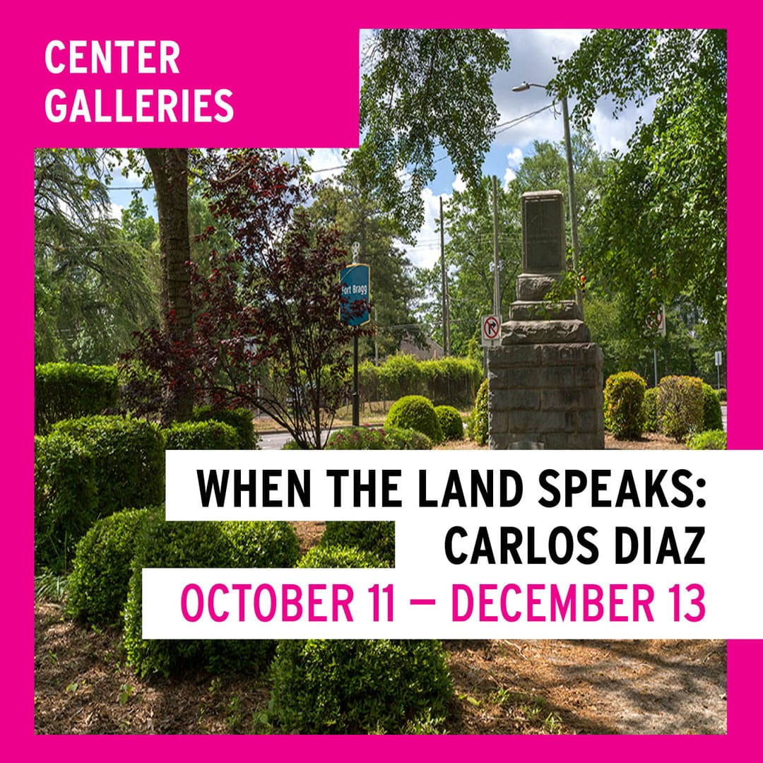 Promotional graphic for ‘Design by Desire’ exhibition at Center Galleries during October 11-December 13.