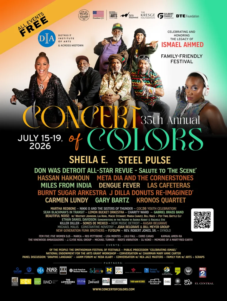 promotional poster for the 2026 concert of colors