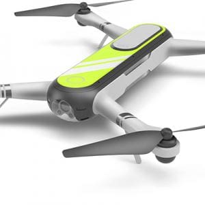 Browseall_PD Toy Design of a white and grey drone with a yellow panel at the top.