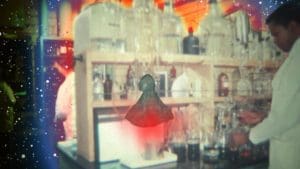 a scientist working in a lab