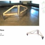 pine, lead, and steel installation